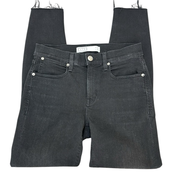 AYR The Chiller Eclipse Black Jeans W 29 L 28 Skinny Leg Stretchy Soft Body-con - Picture 1 of 16